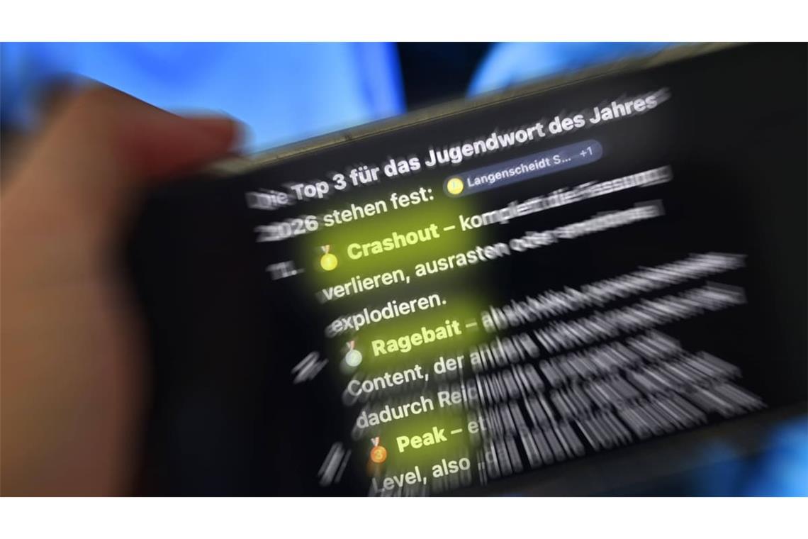 Kandidaten zum Jugendwort des Jahres.