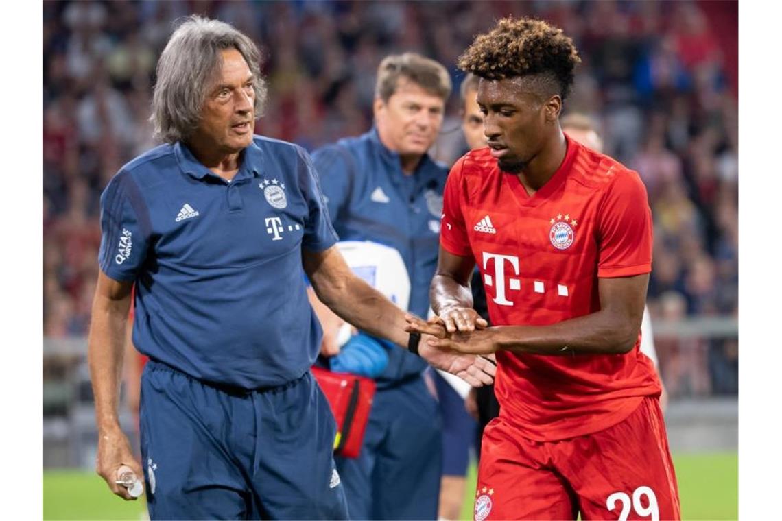 FC Bayern atmet bei Coman auf - Routiniers ermahnen Bosse Kann am Freitag wieder in das Bayern-Training einsteigen: Kingsley Coman. Foto: Sven Hoppe