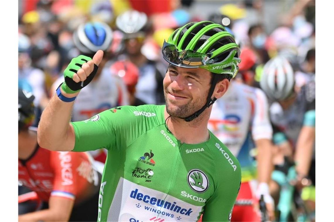 Das bringt der Tag bei der Tour de France Kann auf der 19. Etappe seinen 35. Tour-Tagessieg holen: Mark Cavendish. Foto: David Stockman/BELGA/dpa