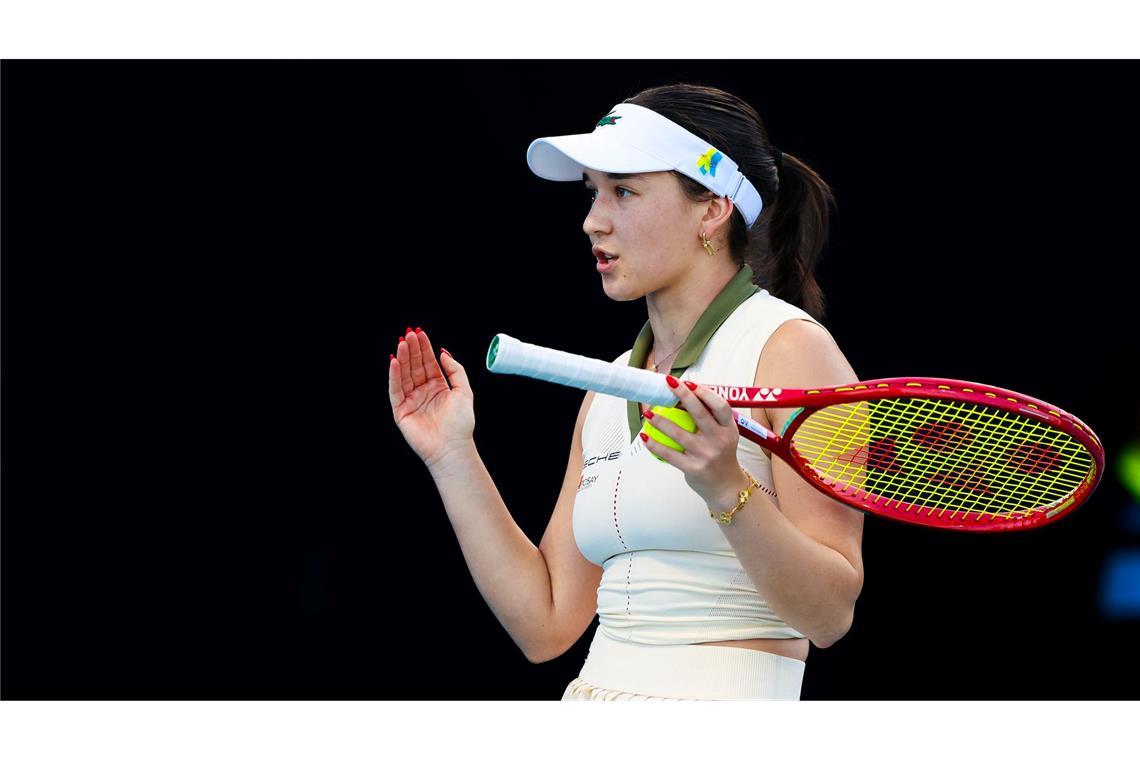 Kann beim Neuaufbau im deutschen Frauen-Tennisteam vorerst nicht mithelfen: Eva Lys (Archivbild)