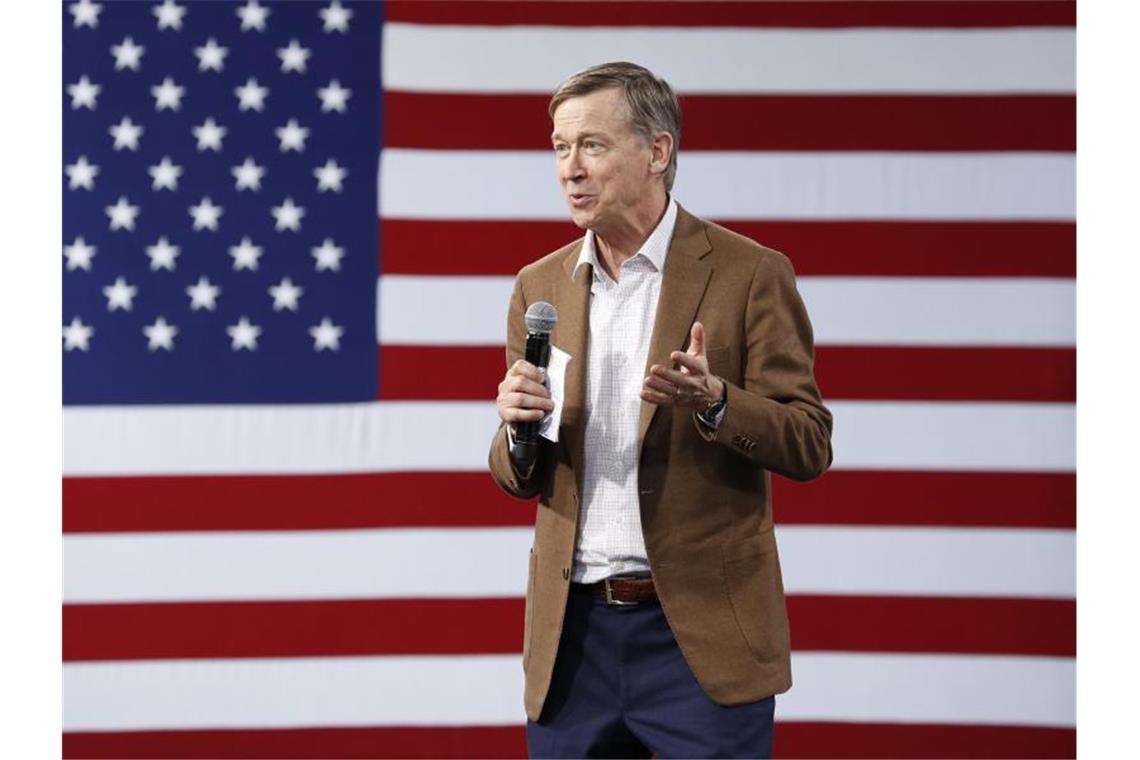 Kann in Colorado den Senatssitz von den Republikaner erobern: der Demokrat John Hickenlooper. Foto: John Locher/AP/dpa