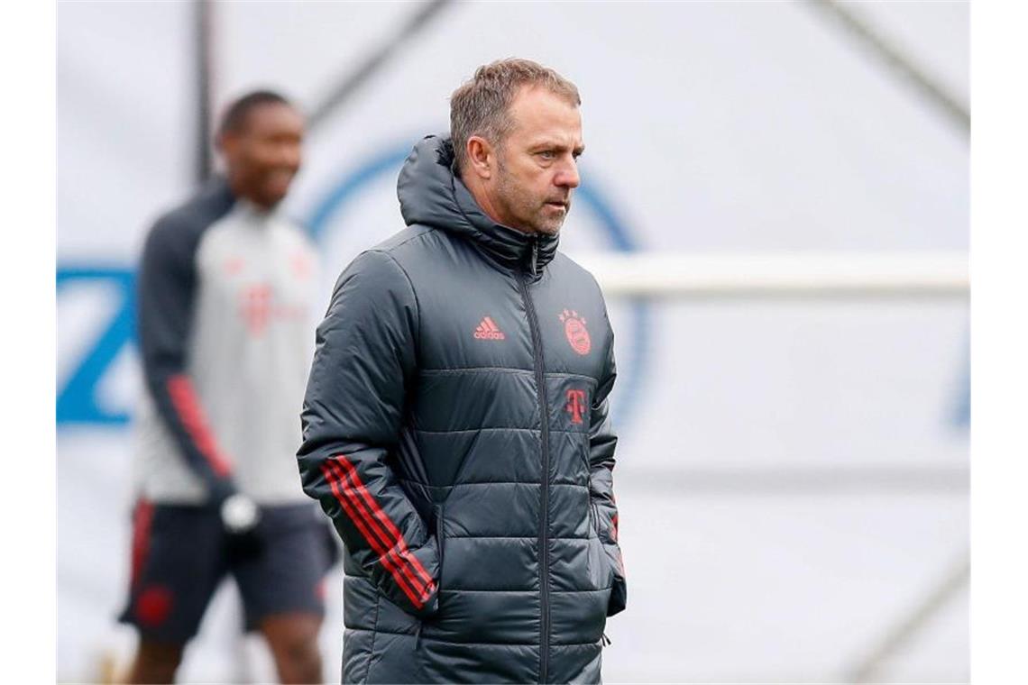 Bayern winkt Achtelfinal-Einzug - Flick warnt vor Salzburg Kann mit Bayern den vorzeitigen Achtelfinal-Einzug perfekt machen: Trainer Hansi Flick. Foto: --/FC Bayern München/FCB/dpa
