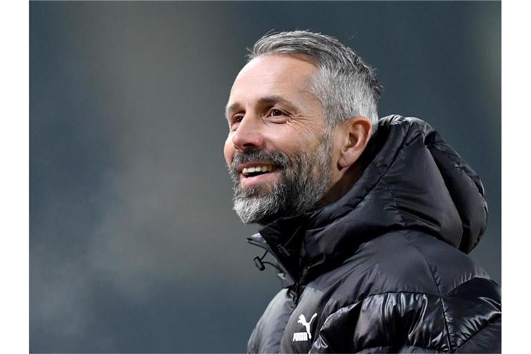Kann mit Gladbach den Einzug in die nächste Königsklassen-Runde perfekt machen: Trainer Marco Rose. Foto: Marius Becker/dpa
