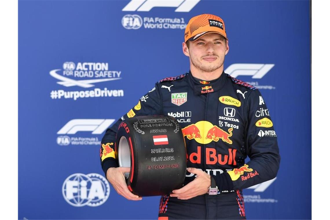 Kann mit seinem vierten Sieg in Spielberg zum alleinigen Formel-1-Rekordsieger in Österreich werden: Der Niederländer Max Verstappen. Foto: Christian Bruna/Pool EPA/AP/dpa