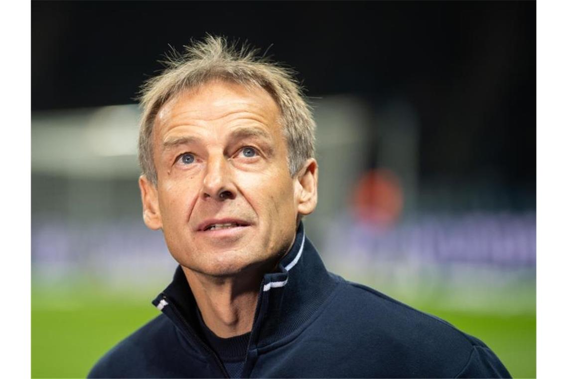 Kann sich den Trainerjob in Tottenham vorstellen: Jürgen Klinsmann. Foto: Soeren Stache/dpa-Zentralbild/dpa