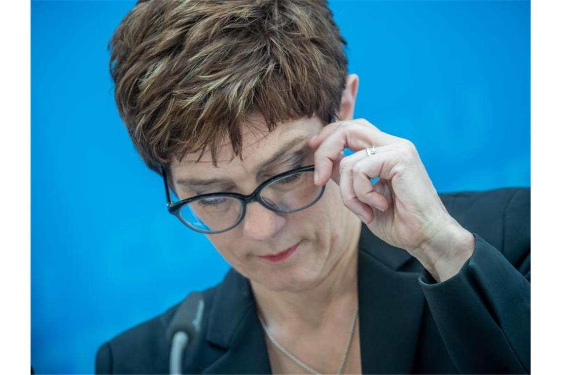 Kann sie Kanzlerin? CDU-Chefin Annegret Kramp-Karrenbauer ist in ihrer Partei ebenfalls nicht unumstritten. Foto: Michael Kappeler