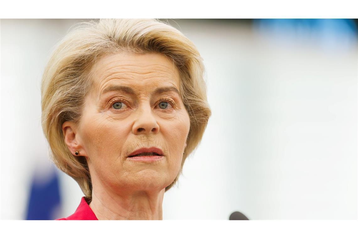 Kann Ursula von der Leyen der Abstimmung gelassen entgegenblicken? (Archivbild)