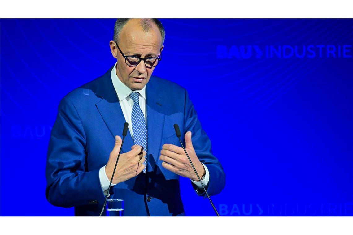 Merz will Aufschwung bei bezahlbarem Wohnen Kanzler Friedrich Merz (CDU) will mehr bezahlbaren Wohnraum in Deutschland.