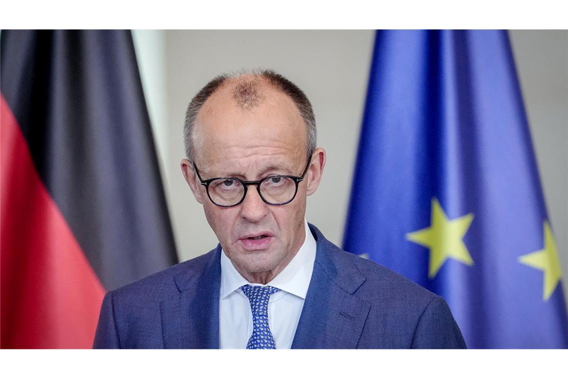Kanzler Friedrich Merz führt Gespräche zur Lage in Nahost. (Archivbild)