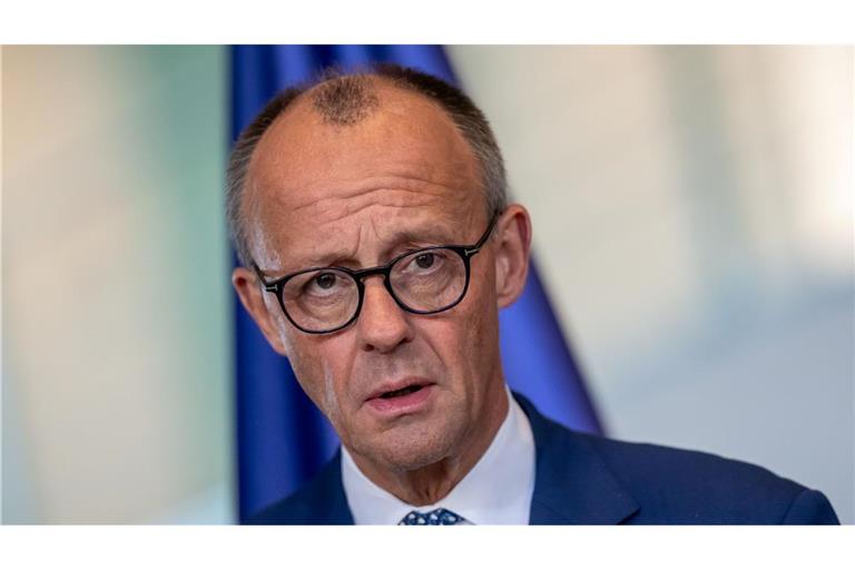 Kanzler Merz kritisierte die iranischen Gegenschläge.