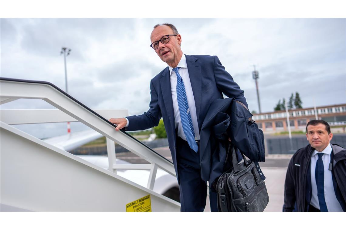 Kanzler Merz reist nach Finnland. (Archivbild)