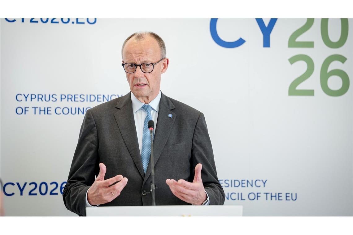 Kanzler und CDU-Chef Merz nimmt Vorschläge für Steinmeier-Nachfolge zur Kenntnis