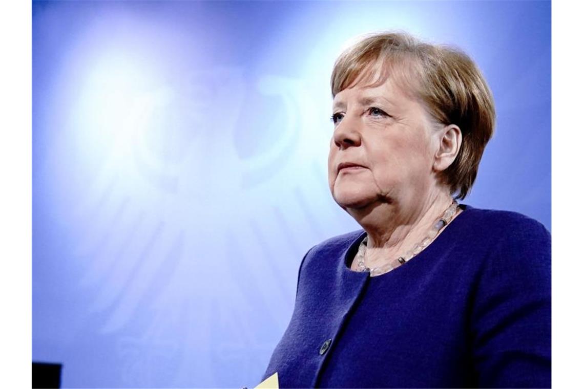 Kanzlerin Merkel und die Ministerpräsidenten der Länder haben weitere Schritte für ihre nächste Beratung angekündigt. Foto: Kay Nietfeld/dpa Pool/dpa