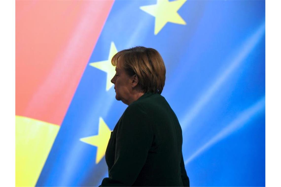 Kanzlerin Merkel zeigt große Sorge um die Zukunft der EU - und betont ein weiter gestiegenes Verantwortungsgefühl für Europa. Foto: Peter Endig