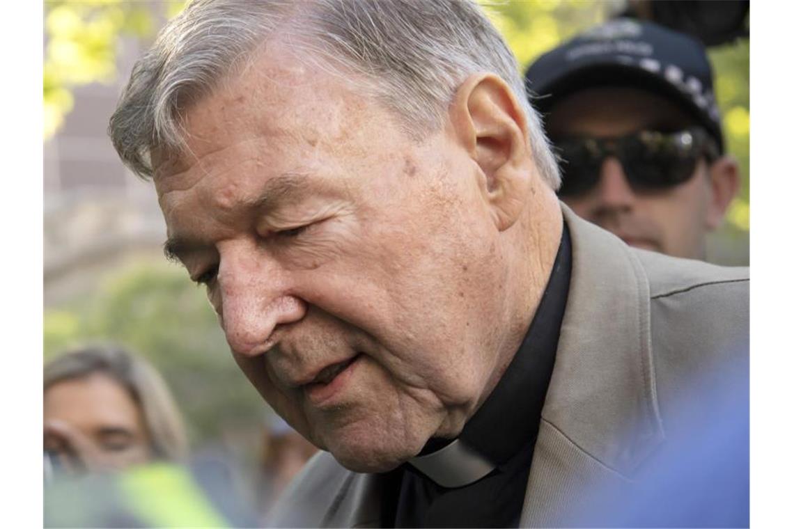 Kardinal George Pell kommt auf freien Fuß. Das höchste australische Gericht gab dem Berufungsantrag des 78-Jährigen statt. Foto: Andy Brownbill/AP/dpa