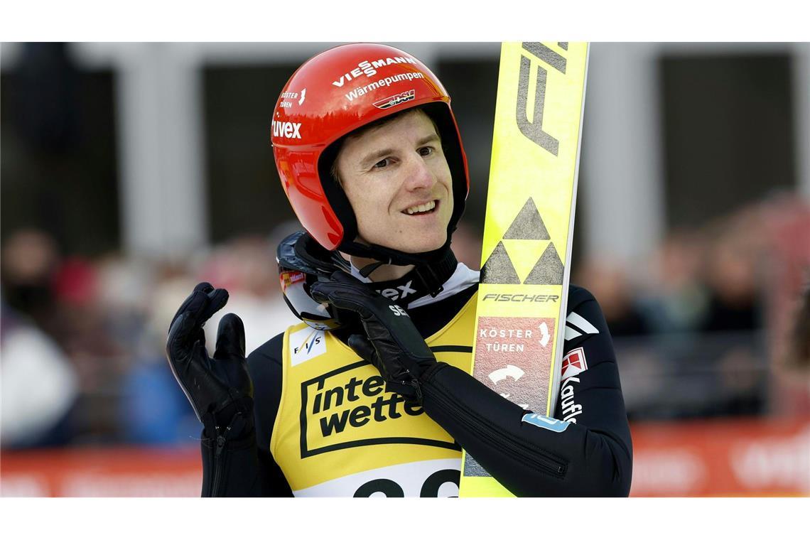 Karl Geiger freut sich auf die Zusammenarbeit mit dem neuen Bundestrainer. (Archivbild)