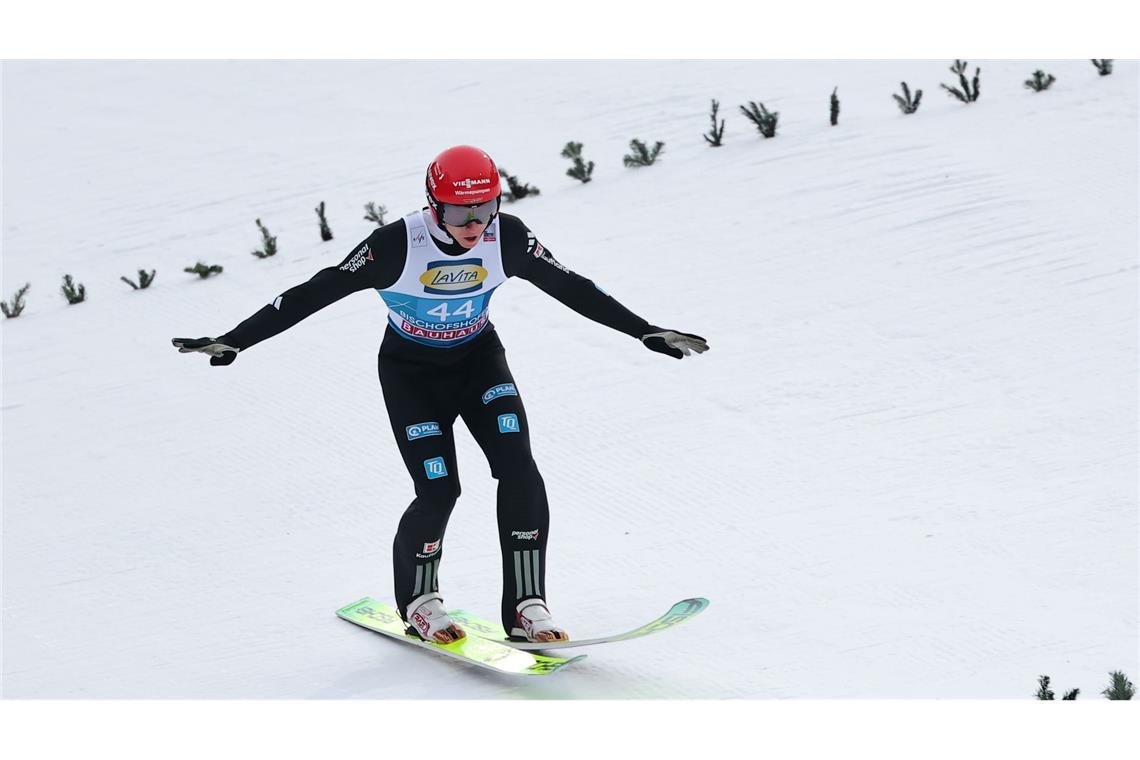 Karl Geiger vergab in Japan eine große Chance. (Archivbild)