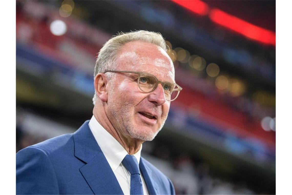 Karl-Heinz Rummenigge befürchtet einen Imageschaden für den DFB. Foto: Matthias Balk/dpa