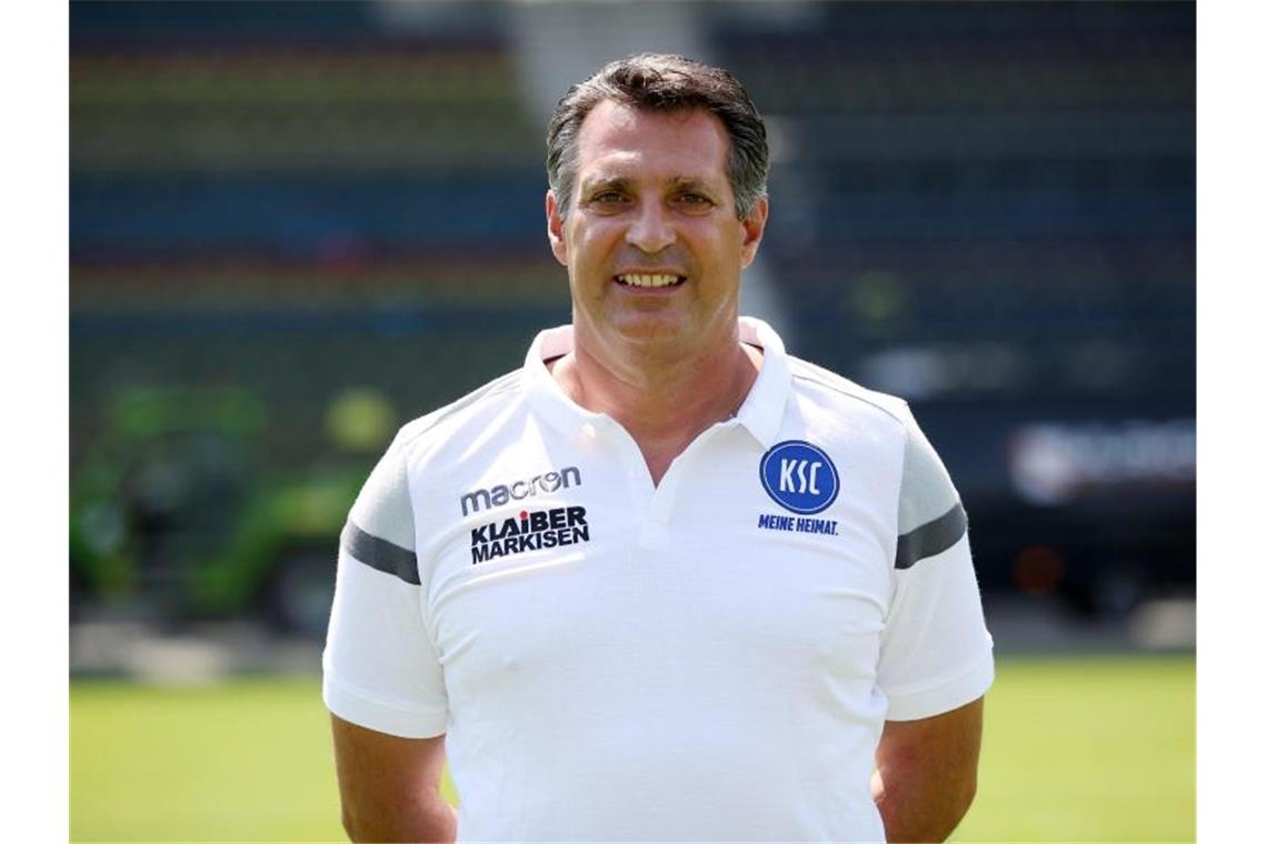 KSC-Trainer Alois Schwartz: „Saison wird knallhart“ Karlsruhes Trainer Alois Schwartz. Foto: Michael Deines/Archiv