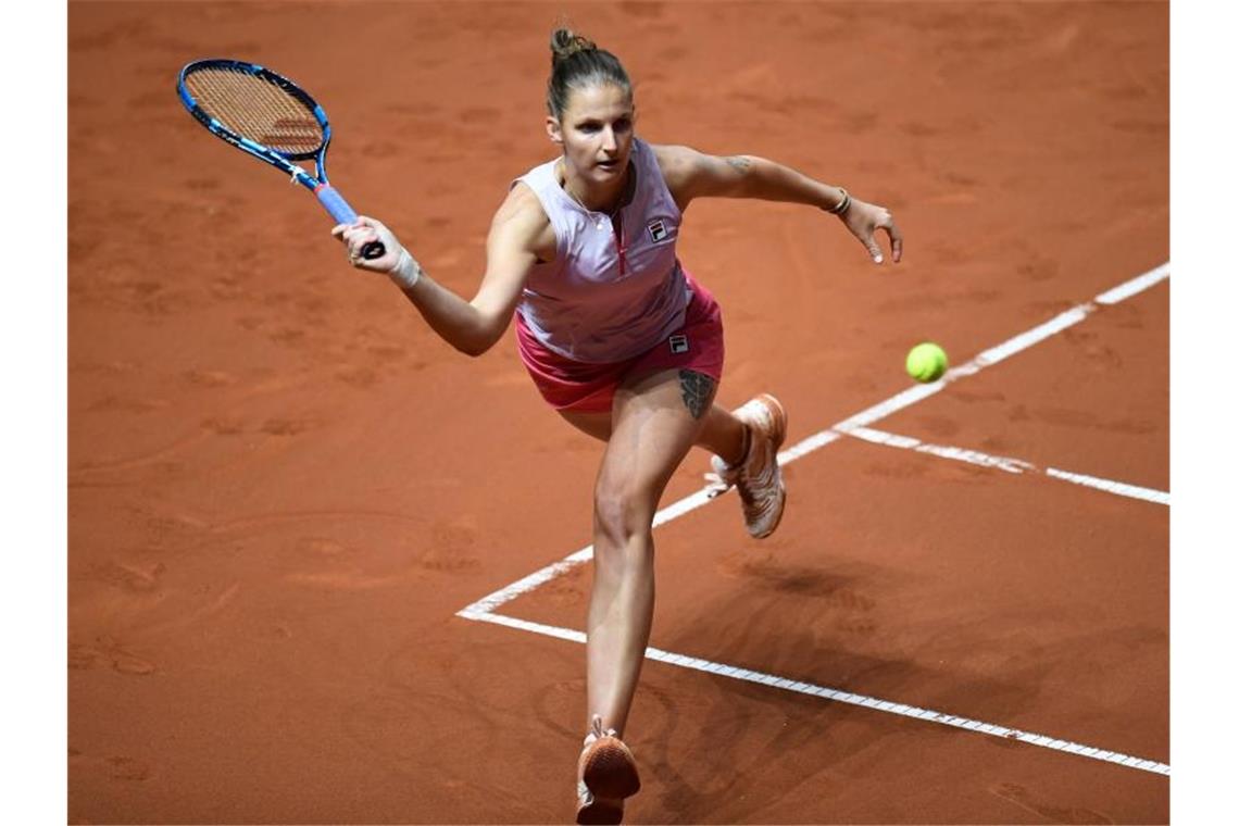 Pliskova im Stuttgarter Tennis-Viertelfinale gegen Barty
