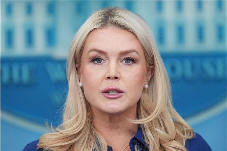 Karoline Leavitt, Pressesprecherin des Weißen Hauses.