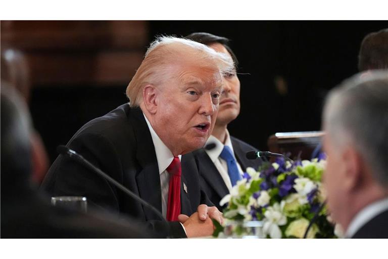 Kasachstan ist nach Worten Trumps das erste Land seiner zweiten Amtszeit, das den Abraham-Abkommen beigetreten sei - "das erste von vielen".