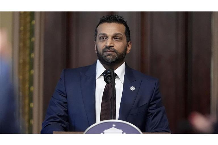 Kash Patel wertet die tödliche Attacke auf zwei Mitarbeiter der israelischen Botschaft in Washington als „Terrorakt“. (Archivbild)