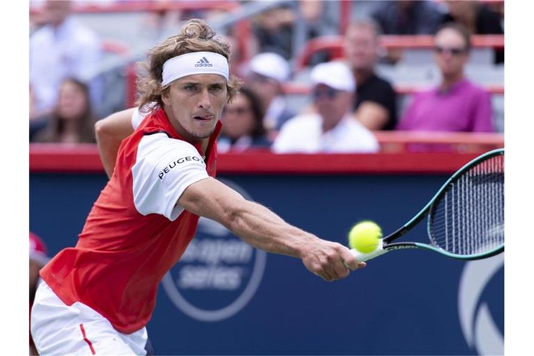 Kassierte in Montreal eine glatte Niederlage: Alexander Zverev. Foto: Paul Chiasson/The Canadian Press
