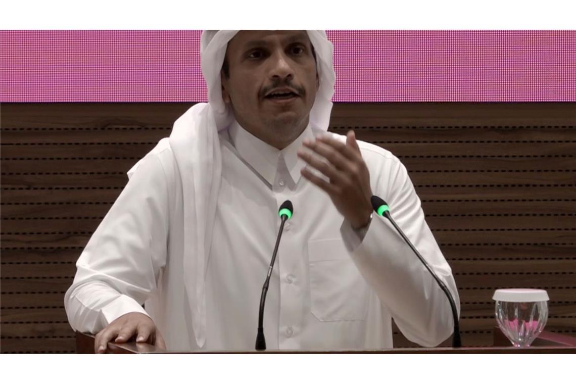Katars Ministerpräsident Al Thani hat Israels Angriff in Doha verurteilt. (Archivbild)