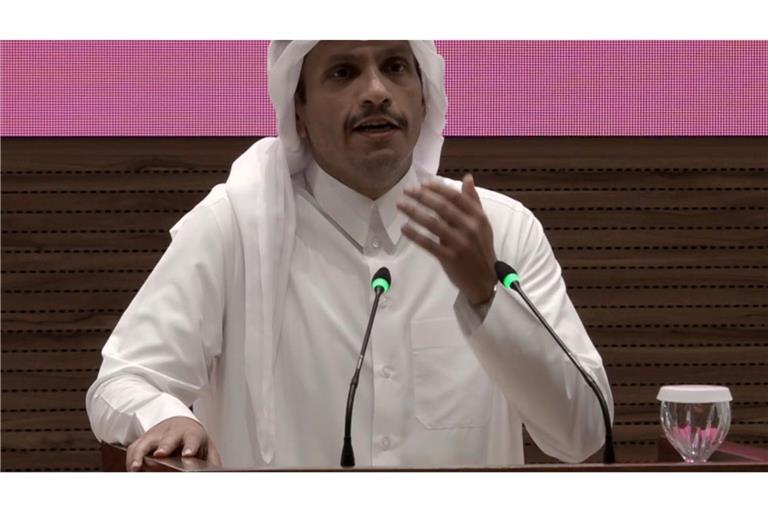 Katars Ministerpräsident Al Thani hat Israels Angriff in Doha verurteilt. (Archivbild)