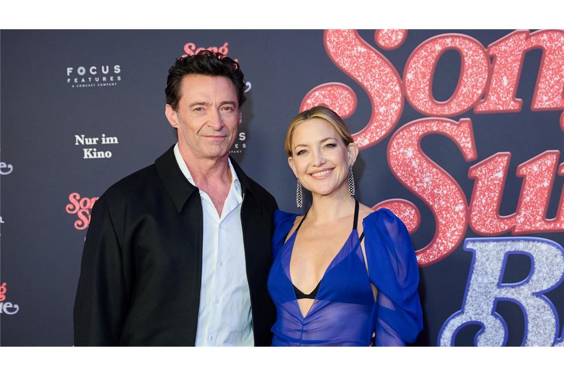 Kate Hudson und Hugh Jackman bei der Europapremiere des Films "Song Sung Blue".