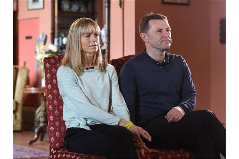 Kate und Gerry McCann bei einem BBC-Interview 2017. Foto: Joe Giddens/PA Wire/dpa