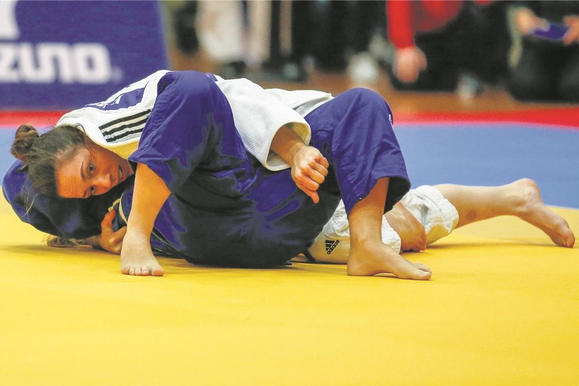 Katharina Menz bei der Judo-WM im Pech