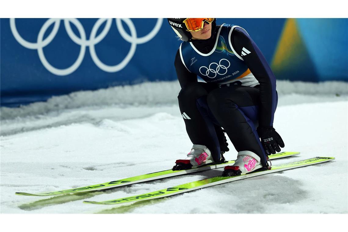 Katharina Schmid zeigte nicht ihre beste Leistung.