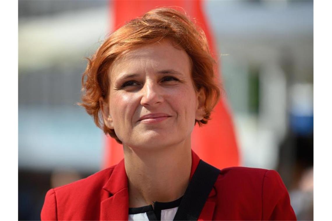 Kandidaturen für Linken-Spitze in Kürze erwartet Katja Kipping sagte der Tageszeitung „taz“, den Rückzugsentschluss habe sie schon im März gefällt. Foto: Robert Michael/dpa-Zentralbild/dpa