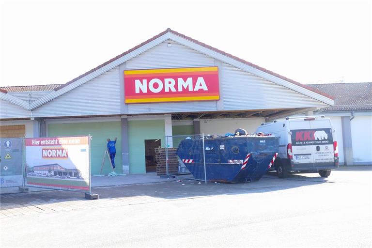 Kaum war der Bebauungsplan beschlossen, legte der Inhaber schon mit den Umbauten los. Foto: Ute Gruber