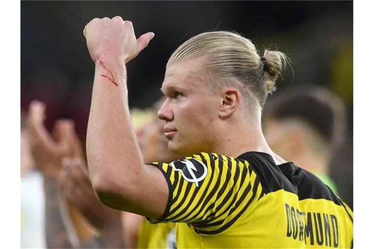 Kehrt in Dortmunds Startelf zurück: Erling Haaland. Foto: Bernd Thissen/dpa