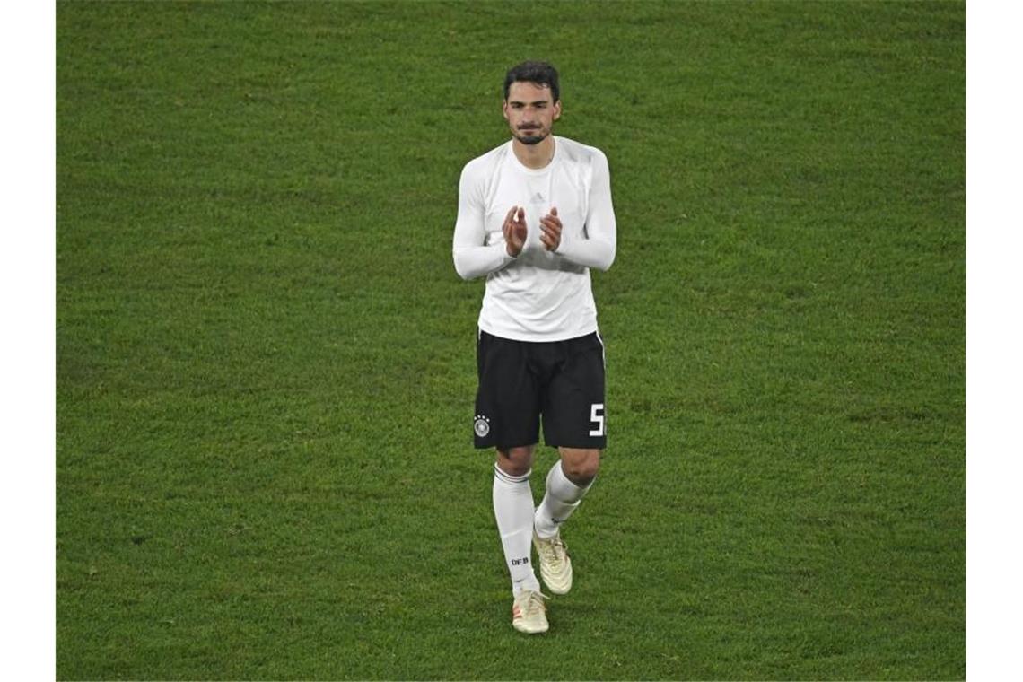 „Kein Thema“: Löw schließt Hummels-Comeback vorerst aus Kehrt vorerst nicht ins DFB-Team zurück: Mats Hummels. Foto: Ina Fassbender/dpa