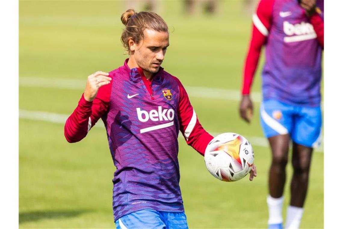 Griezmann, Boateng, Mbappé: Finale des Transfer-Sommers Kehrt zu Atlético Madrid zurück: Antoine Griezmann. Foto: Philipp von Ditfurth/dpa