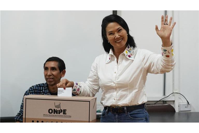 Keiko Fujimori bewarb sich bereits zum vierten Mal um das Präsidentenamt.