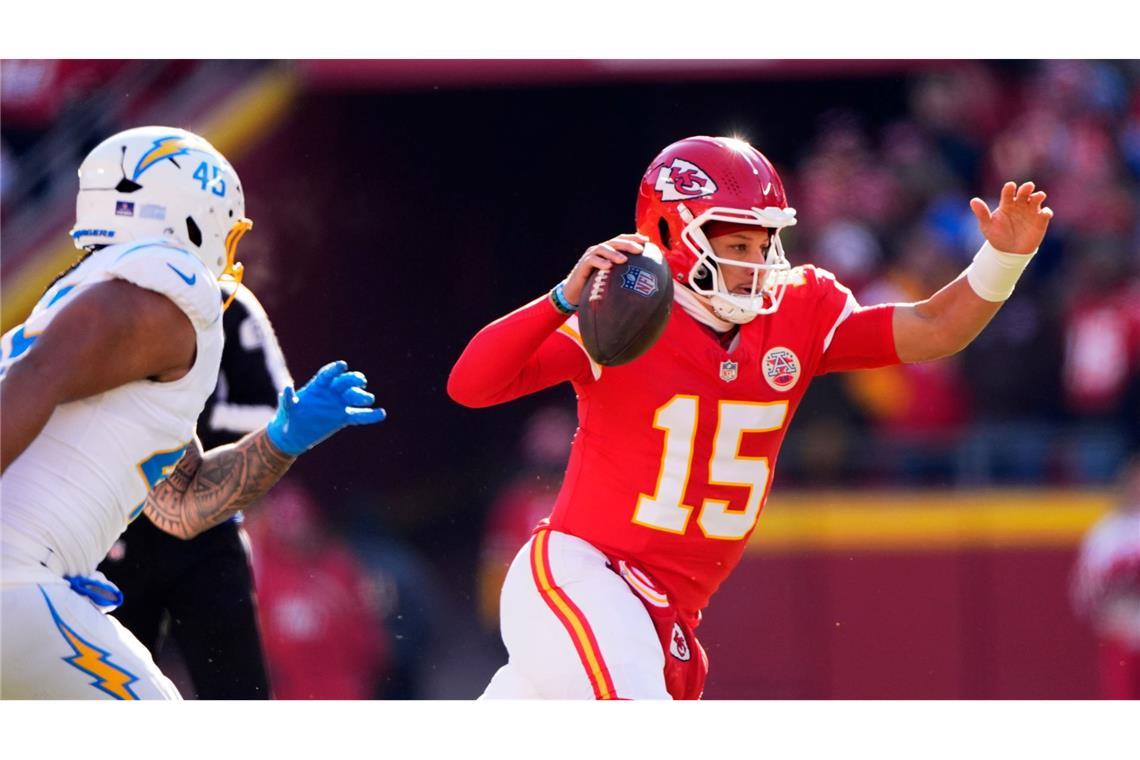 Kein Entkommen für Mahomes: Die Chiefs spielen eine enttäuschende Saison.