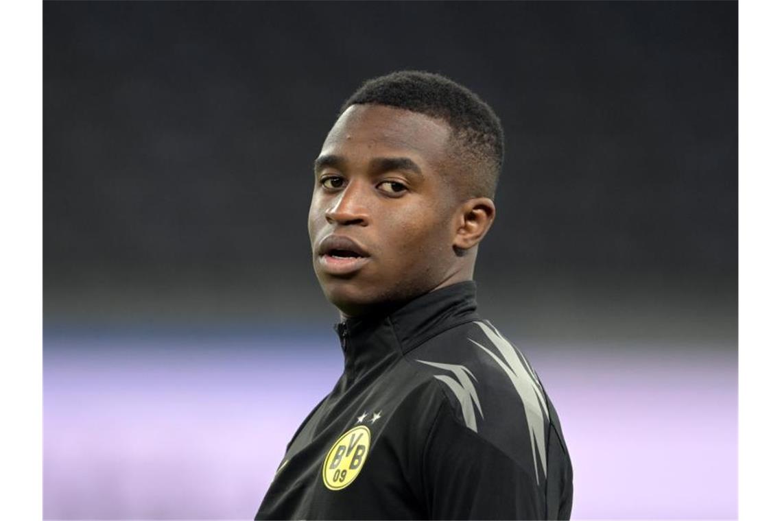 Moukoko jüngster Spieler der Bundesliga-Geschichte Kein Fußballer war bei seinem ersten Bundesliga-Spiel jünger als Youssoufa Moukoko. Foto: Soeren Stache/dpa-Zentralbild/ZB