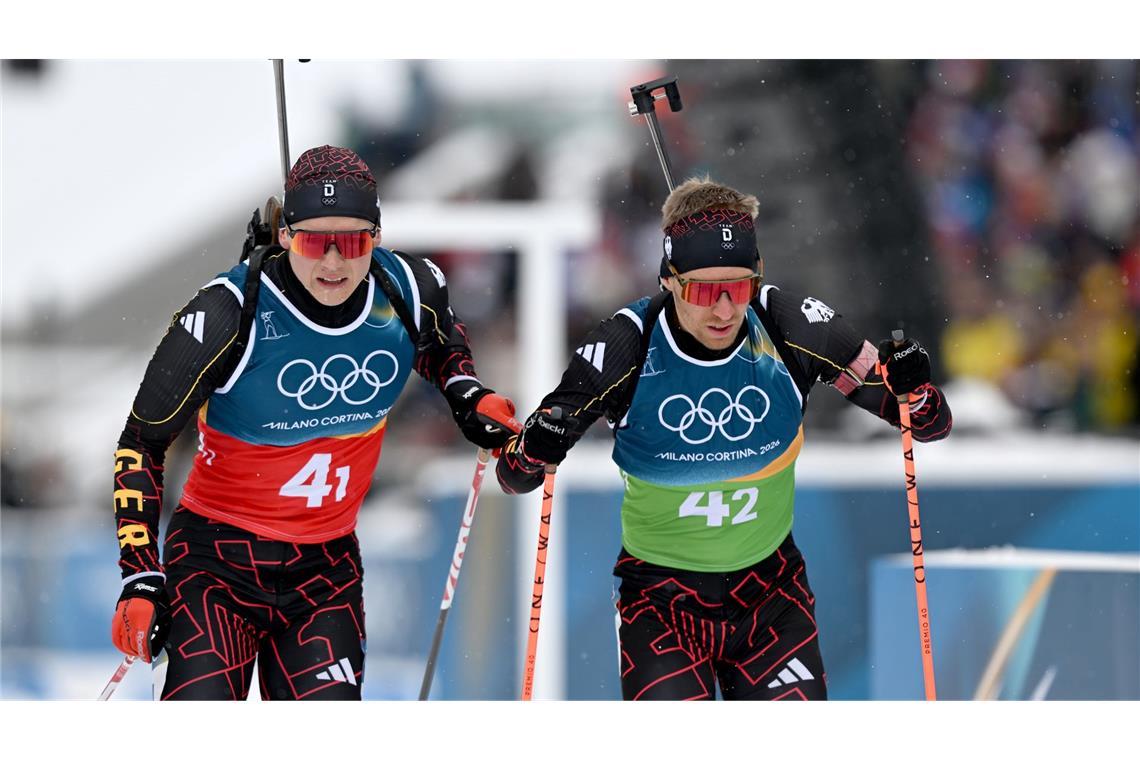 Keine Chance im Kampf um die vorderen Plätze: Justus Strelow und David Zobel