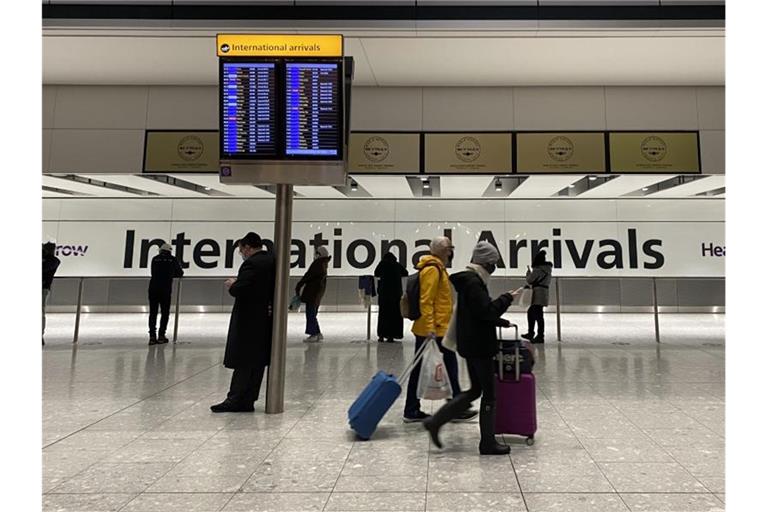 Keine Quarantäne mehr für ungeimpfte Deutsche in Großbritannien. Foto: Kirsty O'connor/PA Wire/dpa
