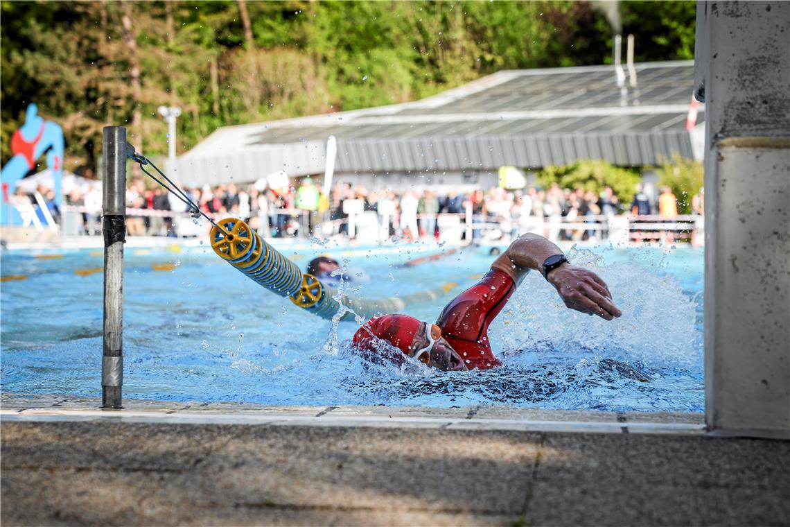 Keine Zeit zu verlieren: Das gilt fürs Schwimmen wie für die beiden anderen Disz...