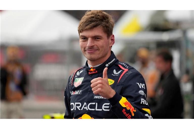 Keiner war schneller: Verstappen startet in Baku von der Pole.