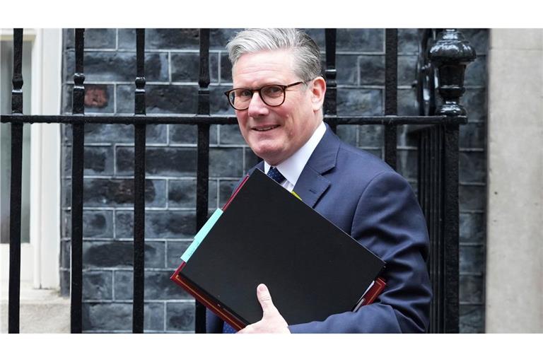 Keir Starmer kündigt Sanktionen gegen Russlands Schattenflotte an. (Archivbild)