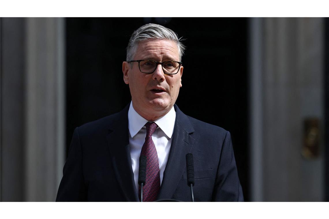 Keir Starmer verkündet seinen Rücktritt.