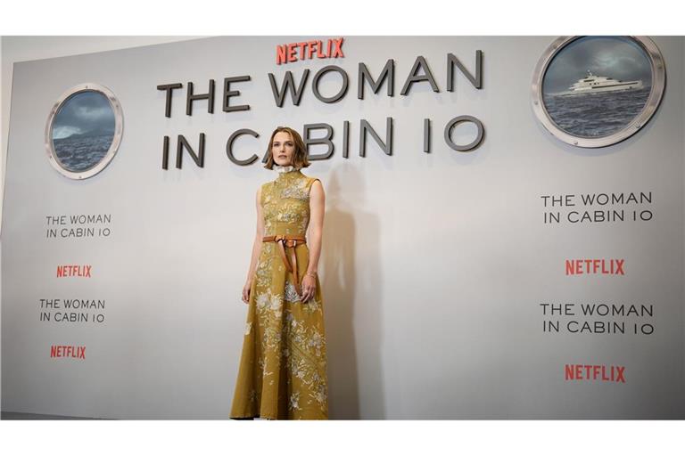 Keira Knightley vor einer "The Woman in Cabin 10"-Wand Ende September in London. (Archivbild)