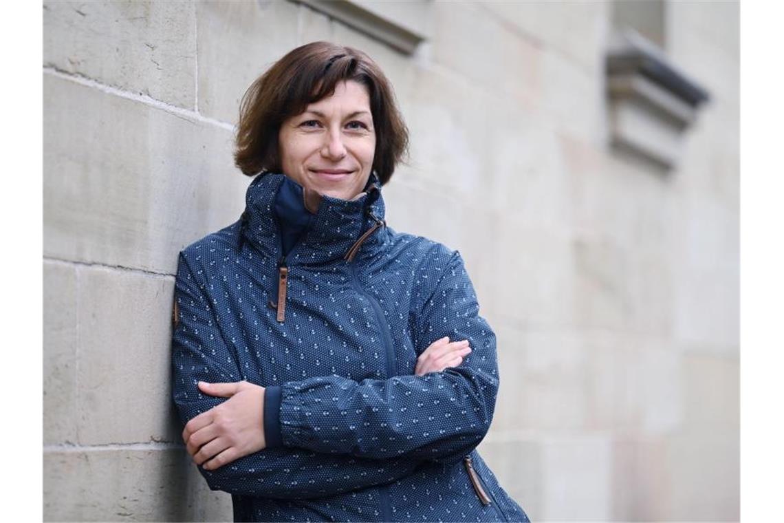 Verband will homosexuellen Eltern mehr Unterstützung bieten Kerstin Fritzsche, Mitglied des Vorstands des Lesben- und Schwulenverbands LSVD Baden-Württemberg e.V.. Foto: Marijan Murat/dpa